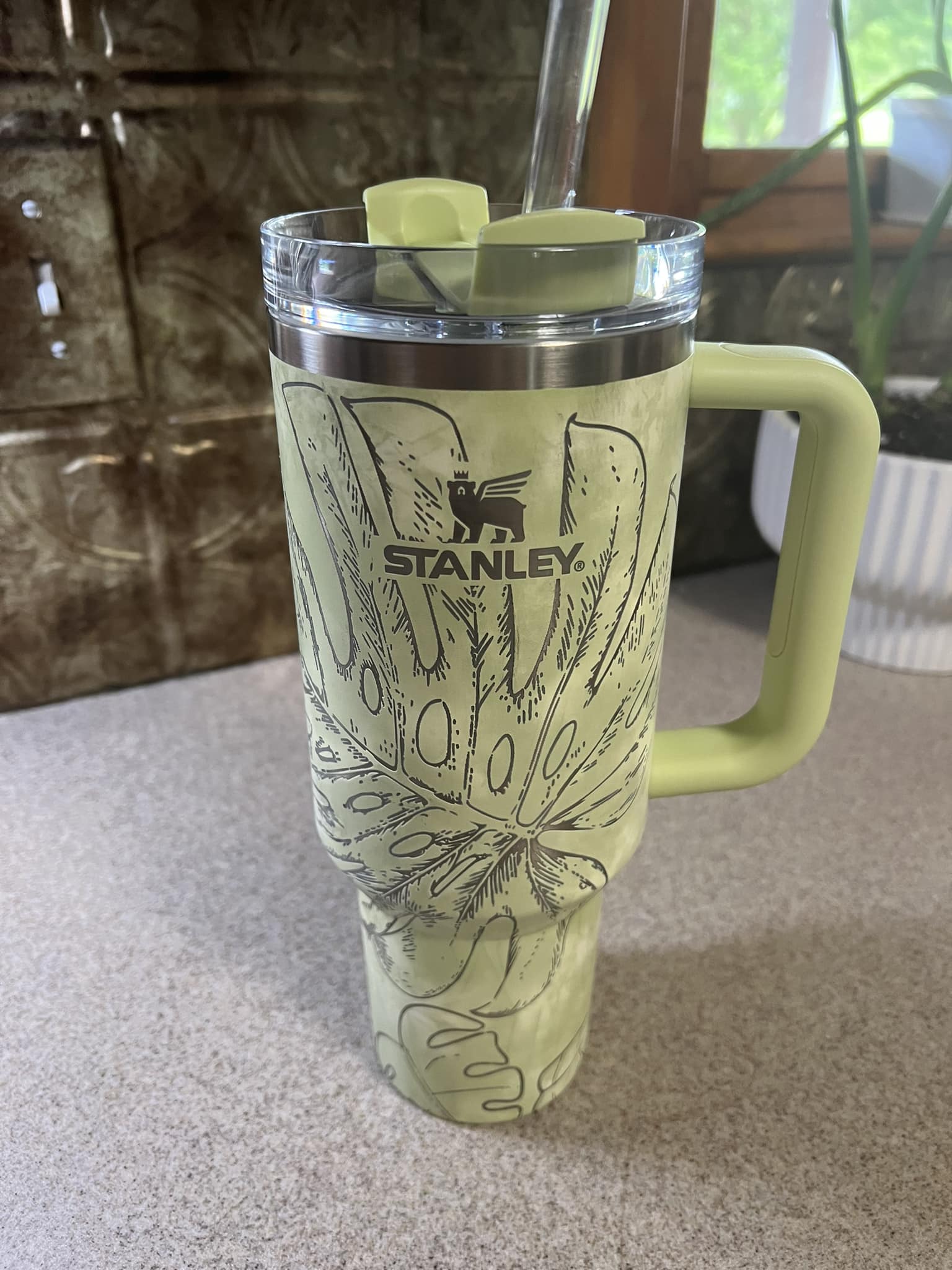 Ready to be Engraved or Customized Stanley Adventure Quencher 40oz tumbler  with handle